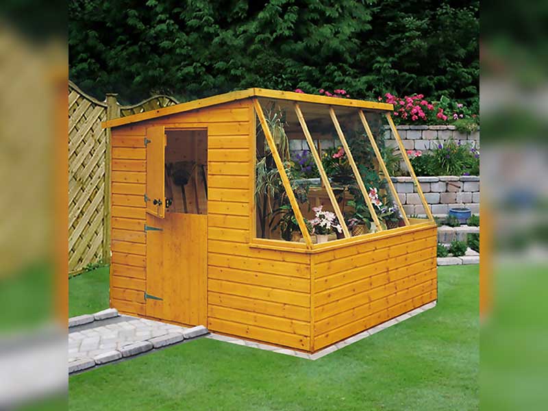 Iceni Garden Potting Shed By Shire | 8x6ft | Large Windows